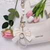 Nalefow 4Pcs Purse Extender Chain & Bow Keychain Kit -