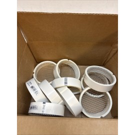 J.C. WHITLAM VS4 Plumb Pro Vent Screen Pvc 4'' Qty 10