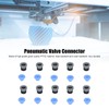 10 Set Pneumatic Valve Connector Head, PTFE Material, Suitable for