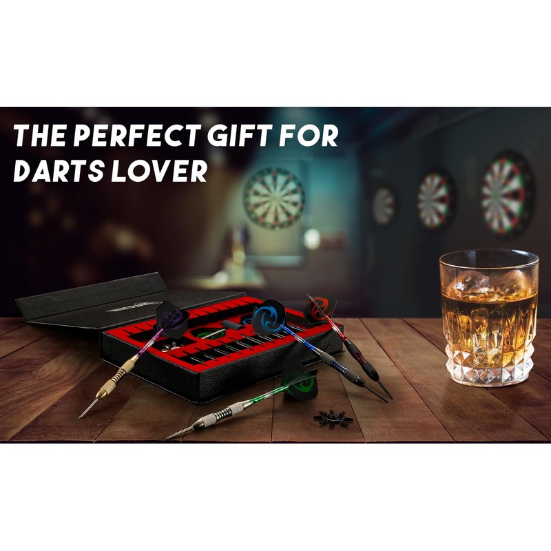 WINSDART Darts Metal Tip Set Professional Metal Darts for Dartboard