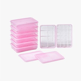 Thanks Soyoon Airtight Container for Freezer No. 7 Kankan Set Cool Lavender / 땡스소윤  냉동실 전용 밀폐용기 7호 칸칸이세트 쿨라벤더