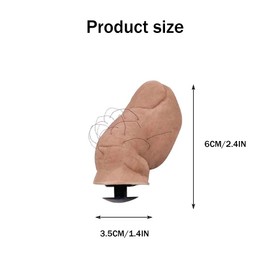 BAIYSFFG 2 PCS Toe Shoe Charms, Big Toe Shoe Decoration Charms Funny Toes Charms for Boys Men Shoes Clog Slides Sandal Gifts (hairy)