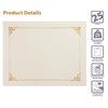 Better Office Products 25 Pack Ivory Certificate Holders, Diploma Holders,