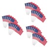 BESPORTBLE 3sets Mini American Flags Stick Quality Waving Flag for