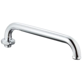 SANEI PA20J-60X-16 Horizontal Pipe Diameter 0.6 inches (16 mm), Length 6.7 inches (170 mm), Silver
