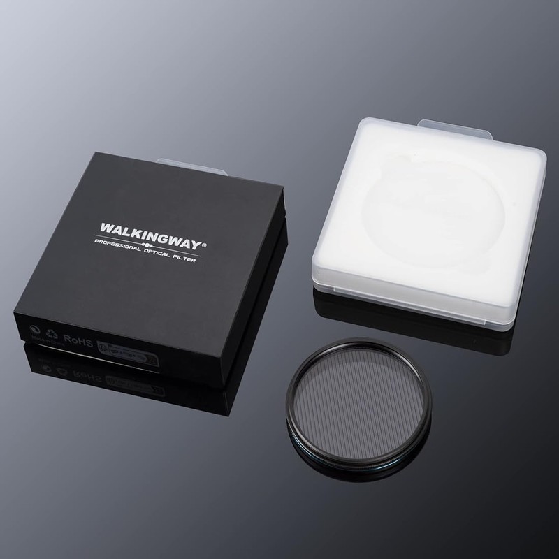 Walking Way 77MM Blue Streak Filter Variable Rotating Circular Anamorphic-Style