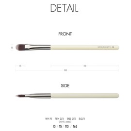 Mustaev Dark Circle Cover Go Won-hye 8 Foundation Concealer Brush BNS / 머스테브 다크서클 커버 고원혜 8 파데 컨실러 브러쉬 BNS