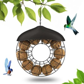 Fat Ball Holder, Bird Feeder, Bird Feeder, Fat Ball Holder for Hanging, Bird Feeder for Hanging, Relaxdays Feeding Stations for Wild Birds