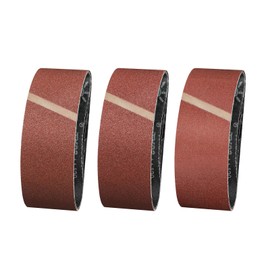 Sruhrak Sanding Belt, 75 x 533 mm, Pack of 12 Belt Sanders, Sanding Belts, 4 Pieces of 60/80/120 Grit Sanding Belt Set, for Sanding, Filing, Sharpening and Rust Removal