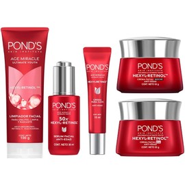 POND'S Age Miracle rutina completa de 5 pasos con HEXYL-RETINOL