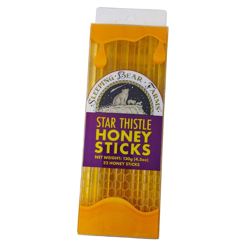 110 Honey Sticks with Star Thistle Honey From Sleeping Bear