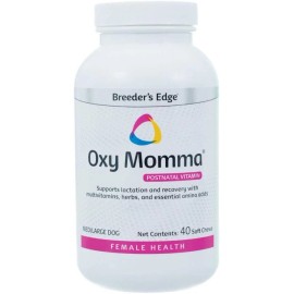 Breeder's Edge Premium Dog Cat Post Natal Supplement Soft Chews For Lactating Moms 40Ct