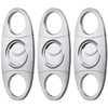 Cigar Cutter Guillotine, Stainless Steel Double Blade Cigar Clippers, 3