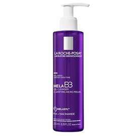 La Roche-Posay Mela B3 Gel Limpiador Facial Micro-Exfoliante para Todo Tipo de Piel, con Melasyl y Niacinamida, Purifica la Piel, Unifica el Tono y Co
