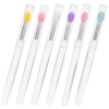 SAFIGLE 6pcs Lip Brush Covers Multi-purpose Lip Makeup Applicators for