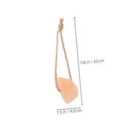 Kisangel 6pcs Pink Salt Lick Block for Livestock Animals Horses Cattle Deer and Other Livestock Natural Mineral Source Boredom Reliever