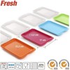 TATAY 4 Cold Cut Food Storage Boxes - Coloured Lids