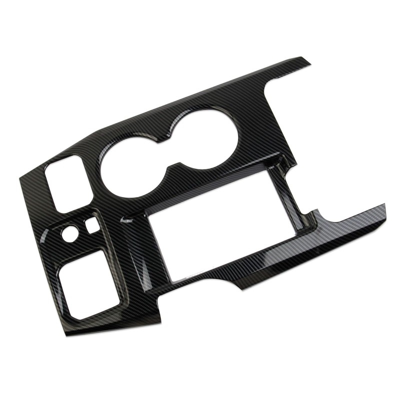 crosselec Carbon Fiber Center Console Cup Holder Wireless Charging Panel