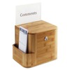 Safco 4237NA Wood Suggestion, Charity, Voting Box, Lock and Card