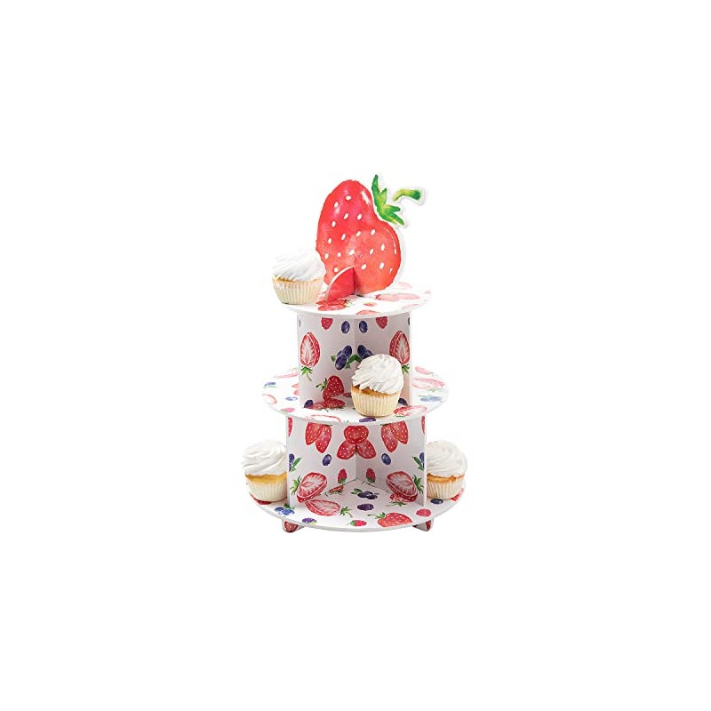 Mixed Berry Cupcake Stand
