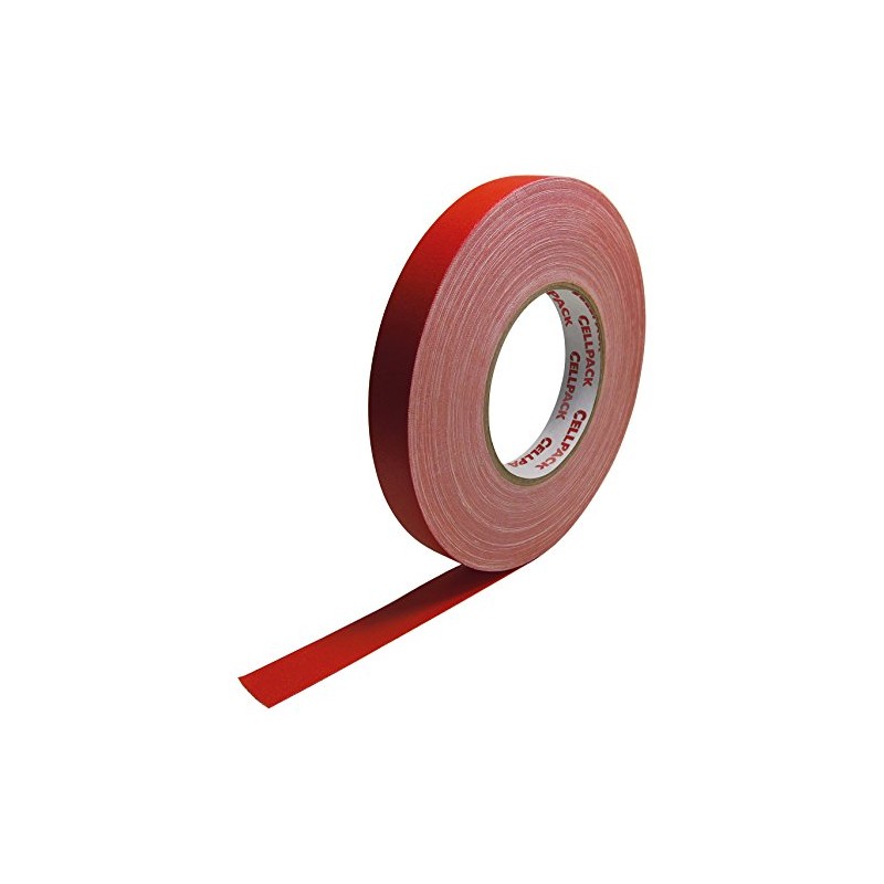 Cellpack 146050 90 Coated 0, 305-19-50, Tape, Fabric, Cotton, Red