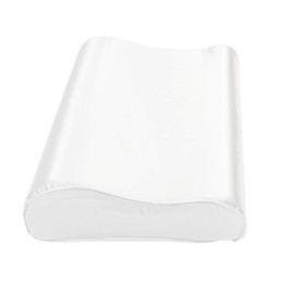 Cozysilk 100% Mulberry Silk Pillowcase for Memory Foam, Cervical, Contour Pillow (20 x 12.5 inch, White)