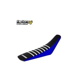 Enjoy MFG 1993-1995 YAMAHA YZ125 YZ250 Seat Cover BLUE SIDES / BLACK TOP / WHITE RIBS #126