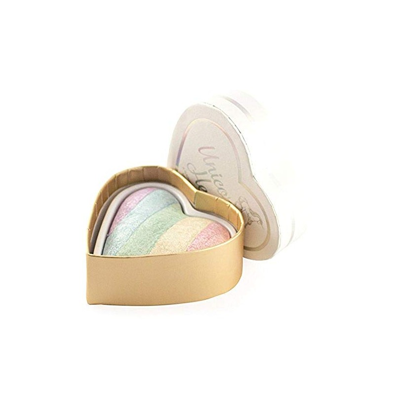 Makeup Revolution London Heart Makeup Highlighter - Unicorns Heart, Mixed