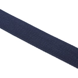 Cinturón con hebilla estilo militar, Azul marino/flor y brillo, Talla única