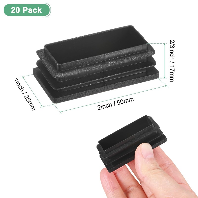 M METERXITY 20-Pack Tubing End Caps, 2 x 1 Inch