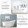 No-Drill 3 Pack 500ml Wall Mounted soap Dispenser for Bathroom