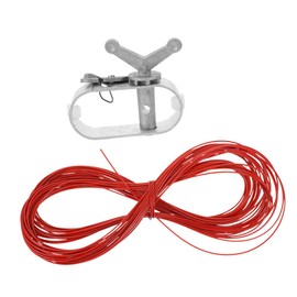 Levemolo 1set Heavy Duty Pool Cover Winch Kit Cable Self-Locking Cable Tightener for Above Ground Pools Secure Your Cover Against Strong Winds