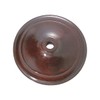 B&P Lamp® 2 1/2 Inch Diameter Wooden Vase Cap, Waxed