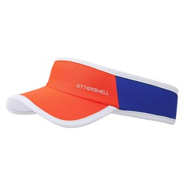 OTTERSHELL Sports Visor Cap, UPF 50+, Quick-Dry Breathable Sweatband, Multiple Colours Available (UK, Alpha, One Size, Orang - Blue)