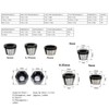 3 Piezas 6mm 6,35mm 8mm Conector de Clip de Enrutador