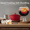 Overmont Enameled Cast Iron Dutch Oven - 4.5QT Pot with
