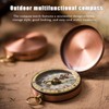Compass Vintage Retro Portable Pocket Compass Copper Metal Camping Hiking