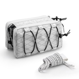 ROCKBROS Top Tube Bag, Road Bike, Bicycle Bag, Easy Installation, Slim, Convenient, Frame Bag, Small Items, Lightweight, Does Not Hit Your Knees, Cord Fixed, Abrasion Resistant, Pouch, Cycling