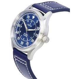 RATIO Pilot Style Watches Analog Automatic 200M Water Resistant Casual Wear Watch for Men (Blue)
