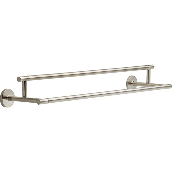 DELTA FAUCET 75925-SS Trinsic Wall Mounted 24 in. Double Towel