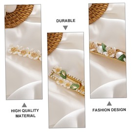 FOMIYES Elegant Hairpin Set 3pcs Girl Flower Hairpin Hair Clips for Women's Hair Accessories