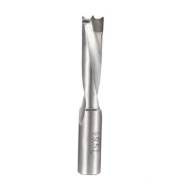 sourcing map Brad Point Drill Bits for Wood 9.5mm x 68mm Left Turning Carbide for Woodworking Carpentry Drilling Tool
