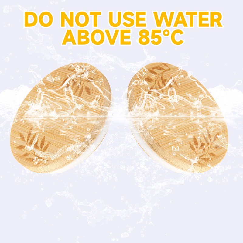 18 Pcs Yogurt Jar Lids Set Compatible with Oui Yogurt