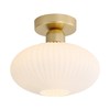KCO Lighting Mid Century Modern Large Semi Flush Mount Ceiling
