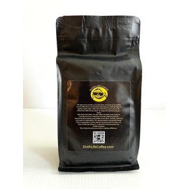 Sloth Life Coffee, Whole Bean Costa Rica, Naranjo Blend, Medium Roast, 1 Lb