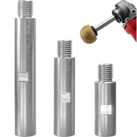 Wolfride Angle Grinder Extension Rod M14 Stainless Steel Rotary Extension Shaft 75mm100mm140mm Angle Grinder Extension Connecting Rod Rotary Extension Shaft Set Polishing Machine Adapter Accessory