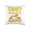 Dinosaur Chicken Nugget Plush - Dino Chicken Nugget Lover Throw