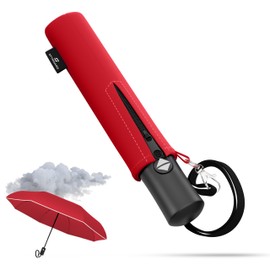STYNGARD Rotterdam Automatic Children's Umbrella with Safety Reflectors – Children's Umbrella Girls/Boys – Automatic Children's Umbrella – Umbrella Children's School Bag Model Roterdam, red