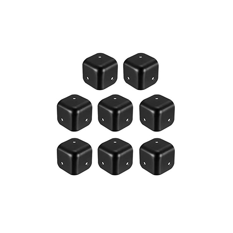 sourcing map 8pcs Box Case Corner Protection Edge Protection Metal
