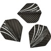 Bull's Powerflite Standard A-Shape Flights - Grey, One Size